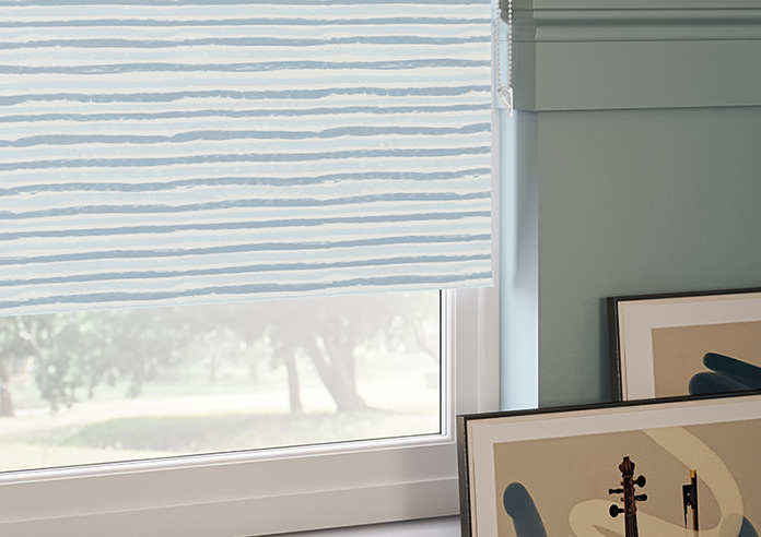 Ombre Stripes, Sky - Twist&Fit Roller Blind - Image 5